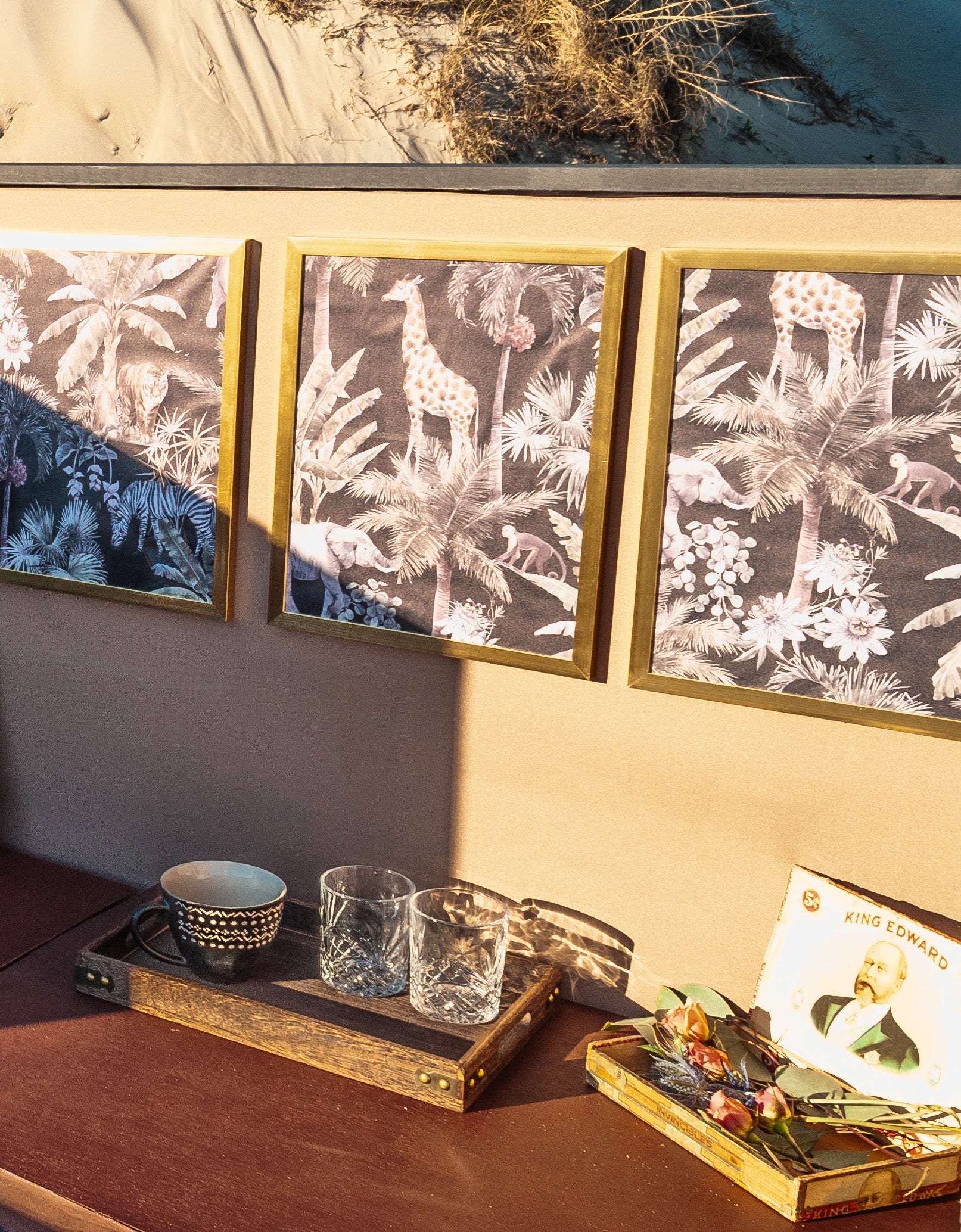 Cube decor side 2- Serengeti